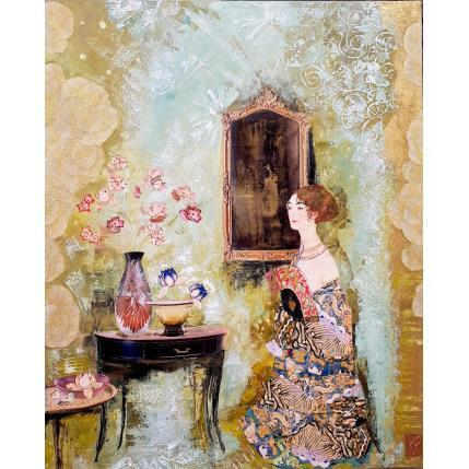 Peinture La Muse par Romanelli Karine | Tableau  Collage