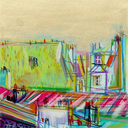 Gemälde La rosée (part 2) von Anicet Olivier | Gemälde Figurativ Acryl Pop-Ikonen, Urban