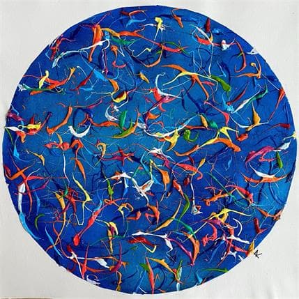 Painting Chambre d'Echo by Cantin Rose | Painting Abstract Acrylic Minimalist