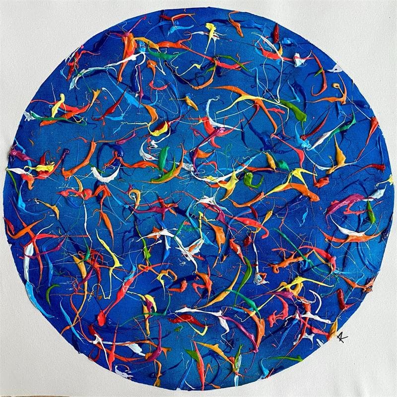 Painting Chambre d'Echo by Cantin Rose | Painting Abstract Minimalist Acrylic