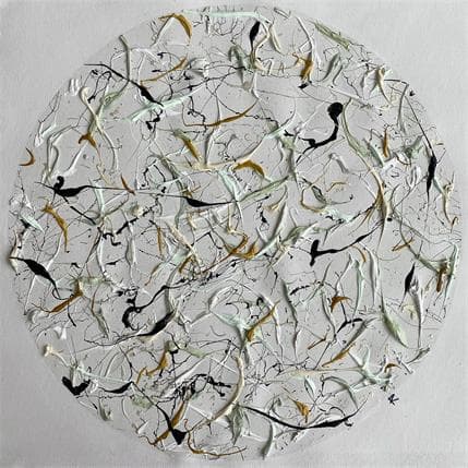 Painting La Vague by Cantin Rose | Painting Abstract Acrylic Minimalist