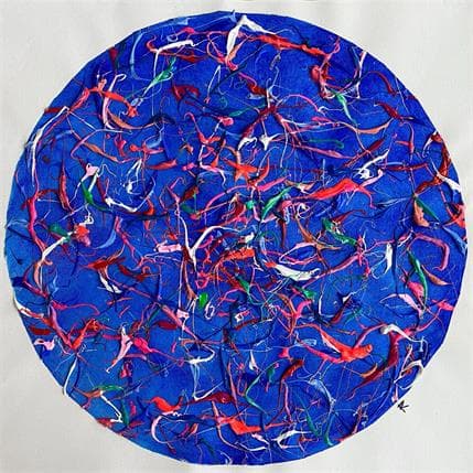 Peinture Quand je serai grande par Cantin Rose | Tableau Abstrait Acrylique minimaliste