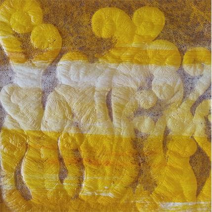 Peinture Volutes par Caviale Marie | Tableau Matiérisme Minimaliste