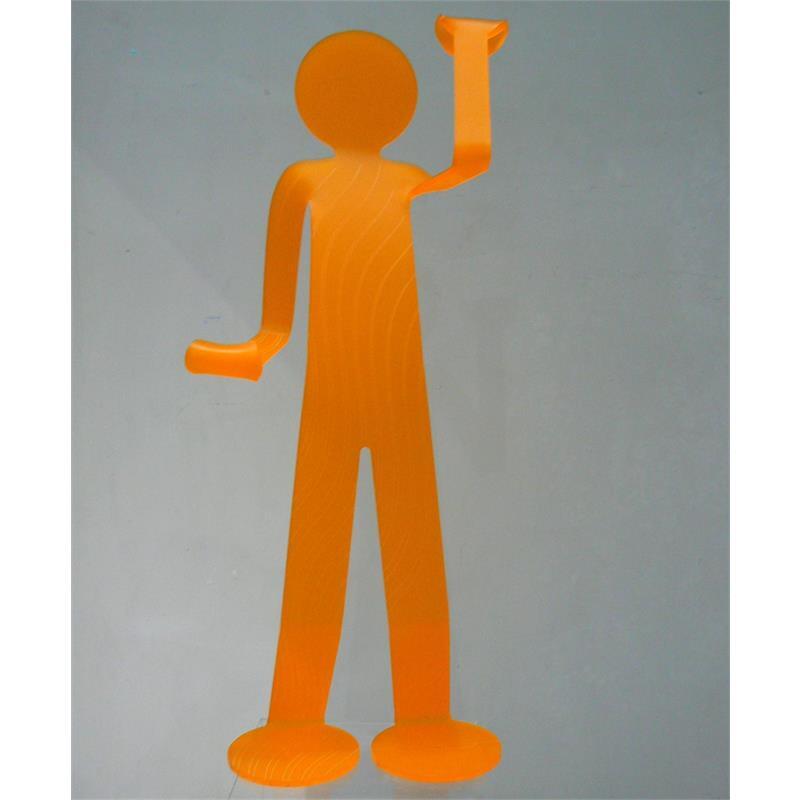 Sculpture FLEXO BE Happy orange WVE by Zed | Sculpture