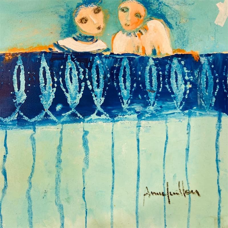 Painting Draps et motifs by Guillon Anne | Painting