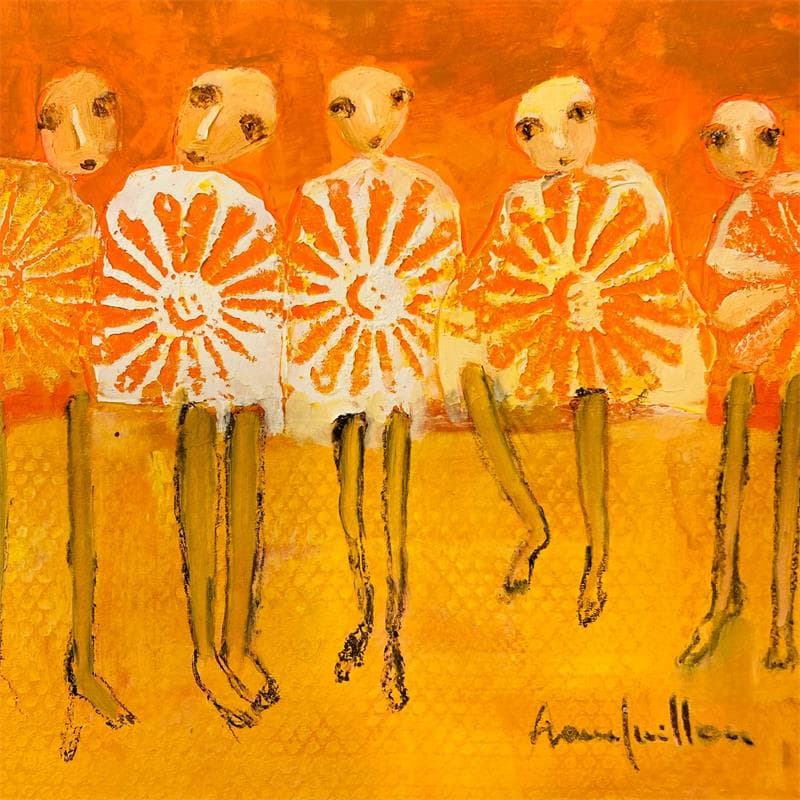 Pintura Tranches de vie por Guillon Anne | Pintura