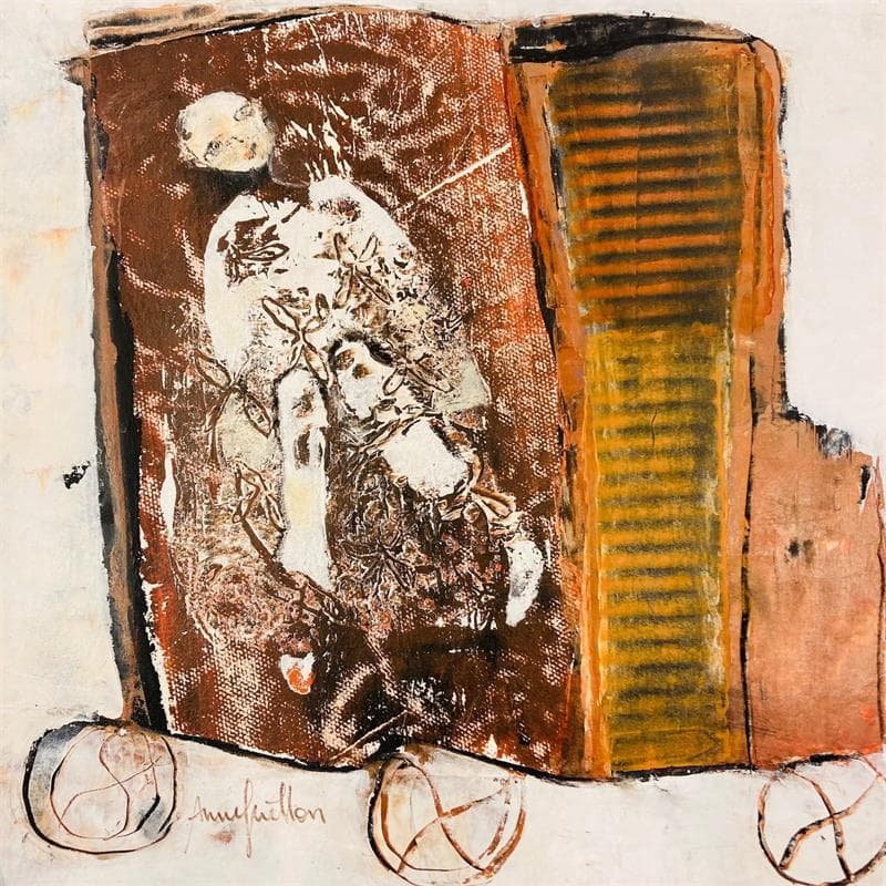 Peinture Place isolée 1 par Guillon Anne | Tableau