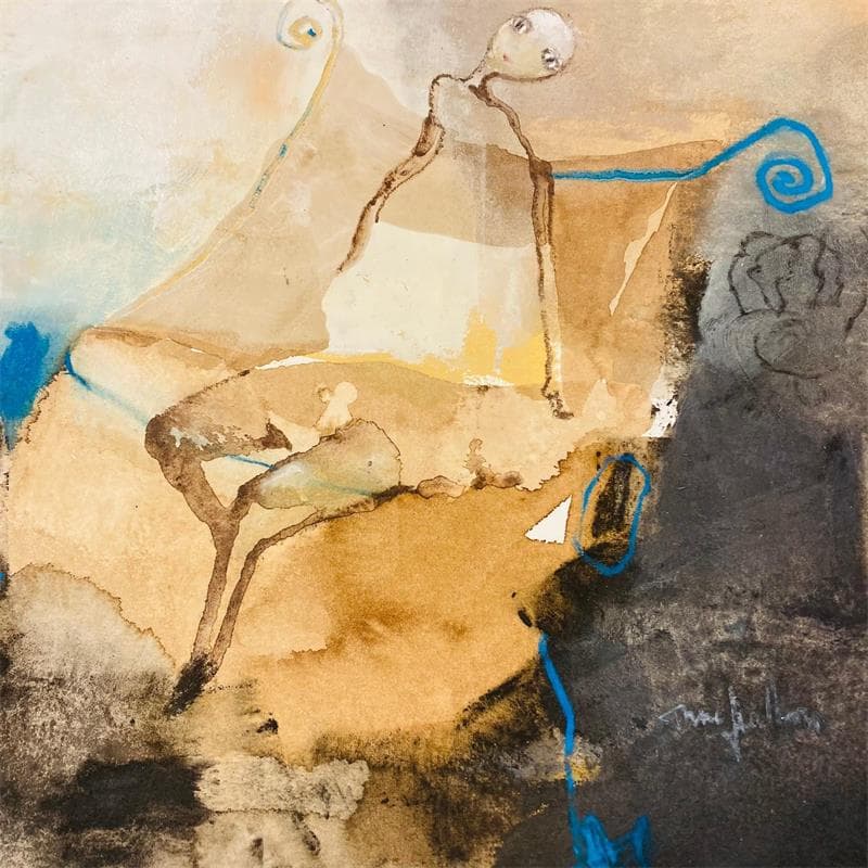 Gemälde Place isolée von Guillon Anne | Gemälde