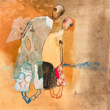 Peinture Le goût du sable par Guillon Anne | Tableau