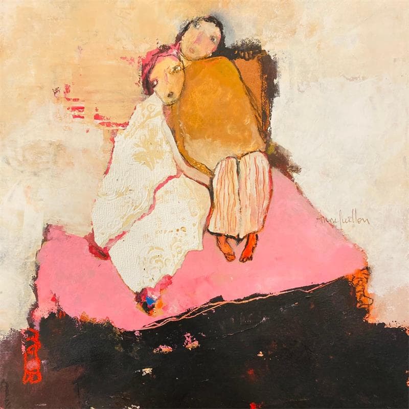 Gemälde Rêveurs von Guillon Anne | Gemälde