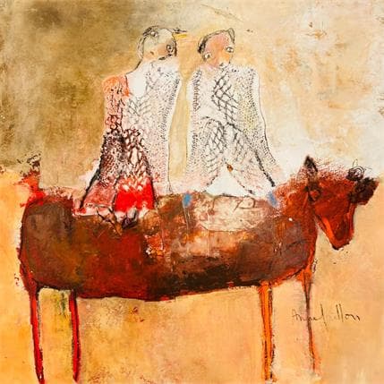 Peinture Telles dentelles par Guillon Anne | Tableau