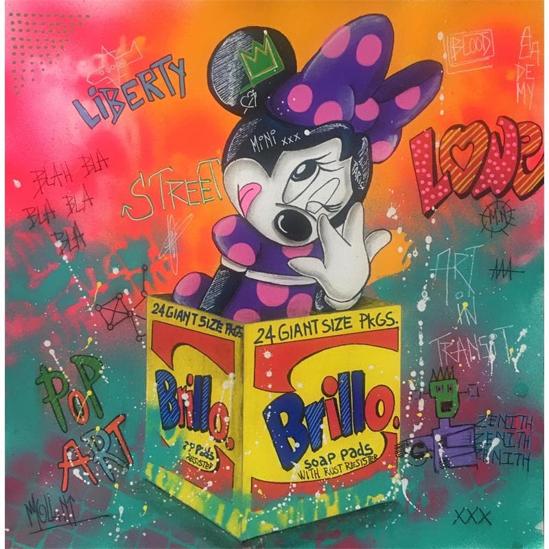 Peinture Mini brillo par Molla Nathalie  | Tableau