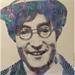 Peinture John Lennon Imagine par Schroeder Virginie | Tableau Pop-art Icones Pop Acrylique