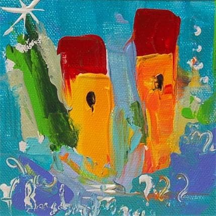 Gemälde toi et moi von Bastide d´Izard Armelle | Gemälde Abstrakt Acryl