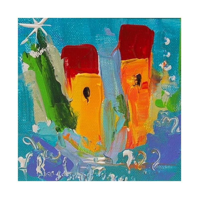 Painting toi et moi by Bastide d´Izard Armelle | Painting Abstract Acrylic