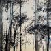 Painting Forêt abstraite 2 by Locoge Alice | Painting Acrylic