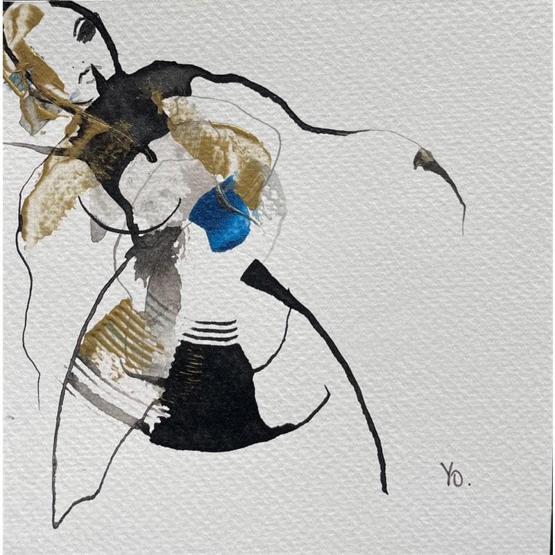 Painting Parcourir la vie by YO | Painting Ink