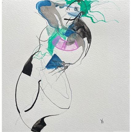 Painting Mes cabrioles by YO | Painting Ink