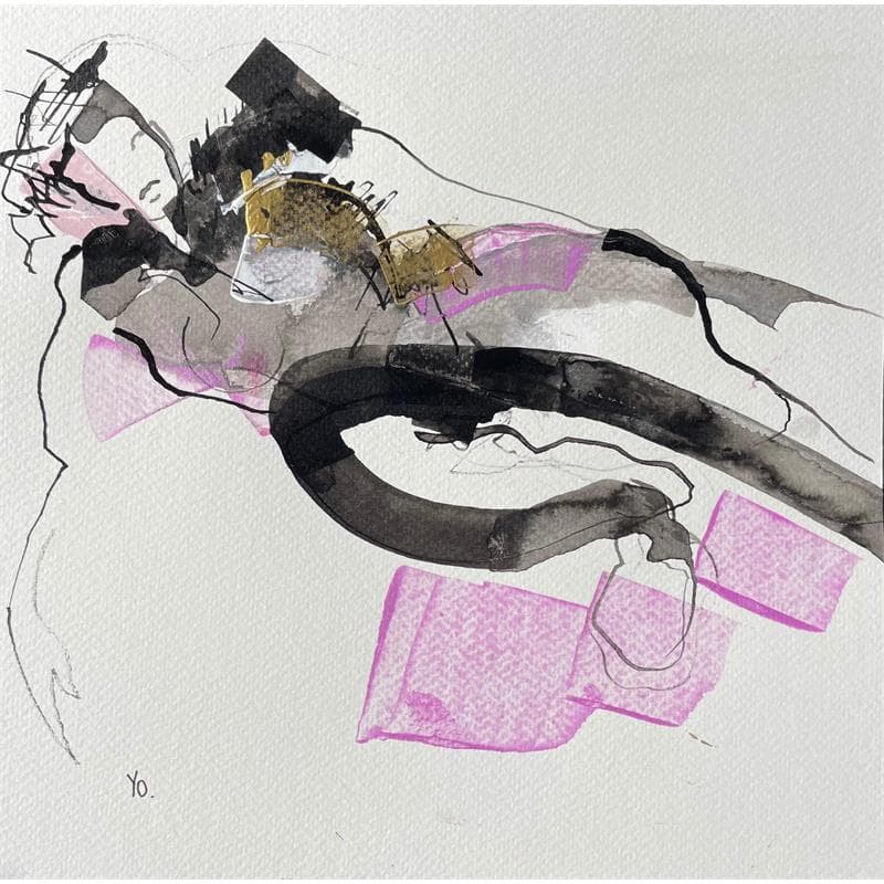 Painting Jamais rien ne m'empêche  by YO | Painting Ink