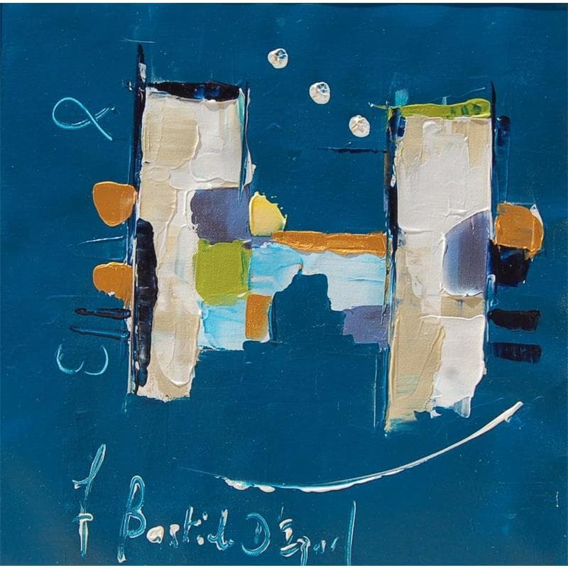 Peinture Sagesse par Bastide d´Izard Armelle | Tableau Abstrait Paysages Acrylique