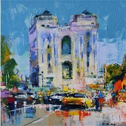 Peinture Divine Lorraine par Frédéric Thiery | Tableau Figuratif Acrylique Urbain