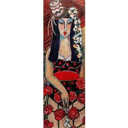 Peinture Para la ocasion par Garcia Gallardo Mercedes | Tableau Art Singulier Huile Portraits, scènes de vie