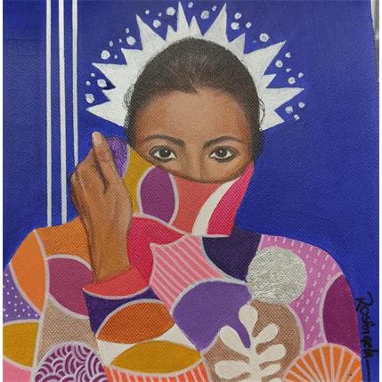 Peinture Steph par Rosângela | Tableau Figuratif Portraits