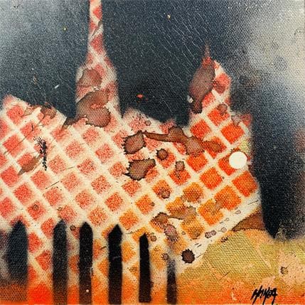 Painting Vibrations by Horea | Painting Raw art Oil Urban