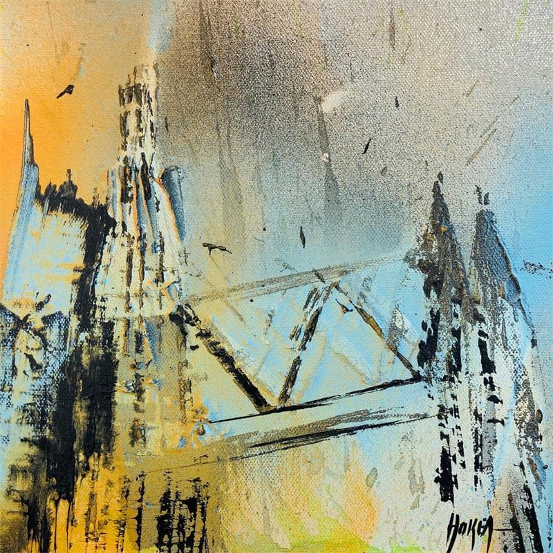 Peinture Envol par Horea | Tableau Art Singulier Urbain Huile