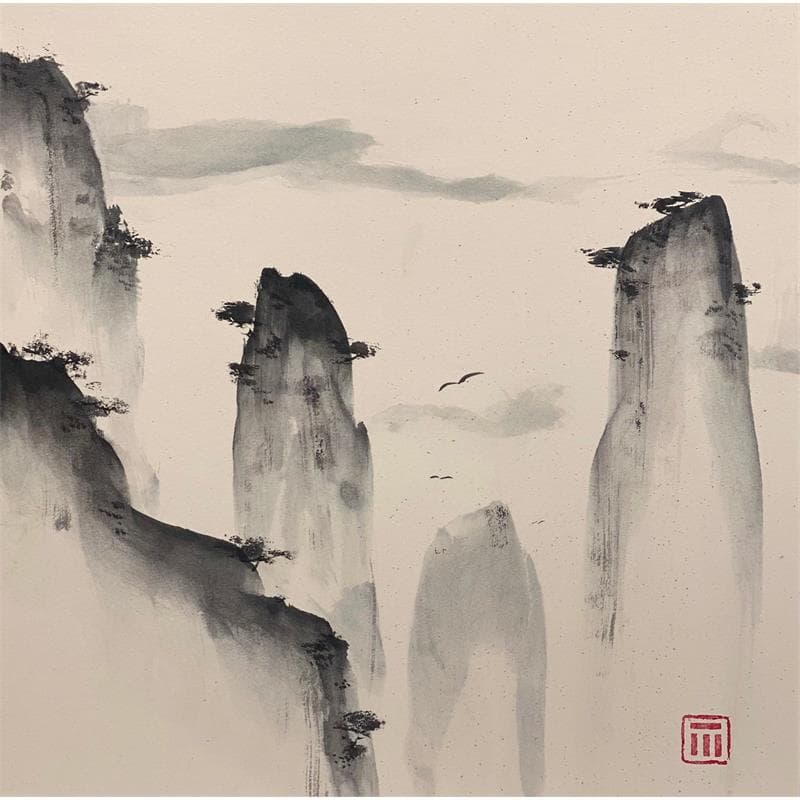 Peinture ST par De Giorgi Mauro | Tableau Art Singulier Paysages Minimaliste