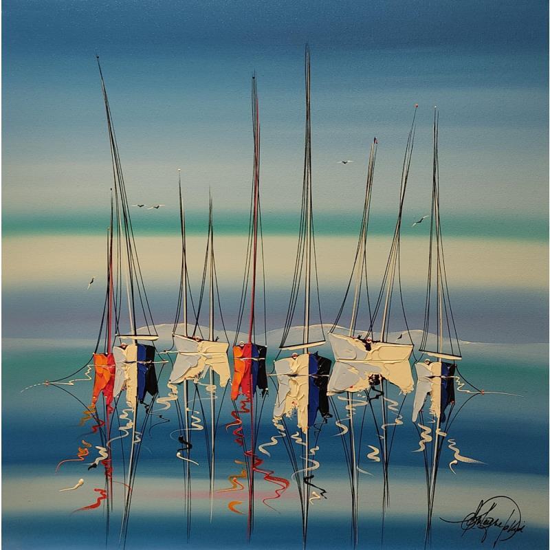 Peinture Sérénade par Fonteyne David | Tableau Figuratif Paysages Huile Acrylique