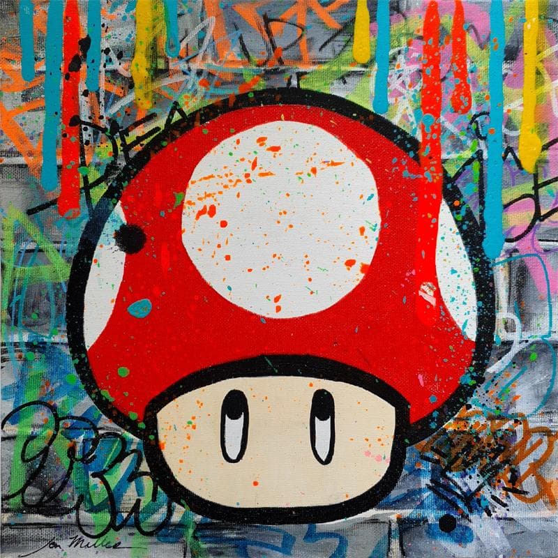 Peinture Super champ par Miller Jen  | Tableau Street Art Icones Pop