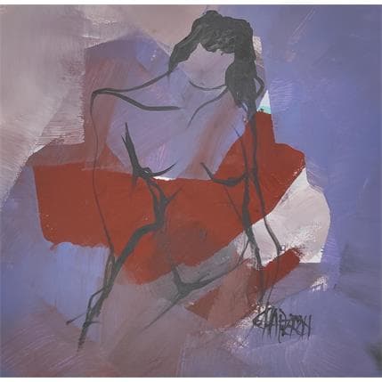 Peinture Graphique 2 par Chaperon Martine | Tableau Figuratif Acrylique Nu