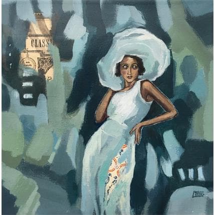 Painting Comme un hommage by Bertre Flandrin Marie-Liesse | Painting Figurative Acrylic Life style