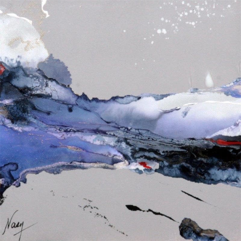 Peinture C1696 par Naen | Tableau Abstrait Minimaliste Acrylique