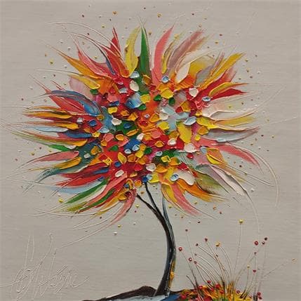 Peinture Le rayonnement du cœur par Fonteyne David | Tableau Figuratif Acrylique, Huile Natures mortes