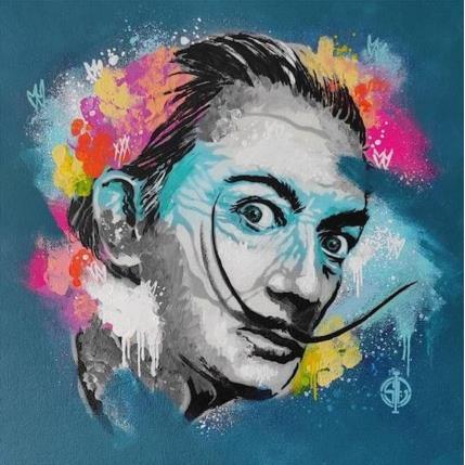 Peinture Salvador Dali par Sufyr | Tableau Figuratif Graffiti Portraits