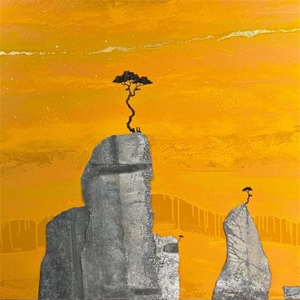 Painting Le silence by Lemonnier  | Painting Figurative Landscapes