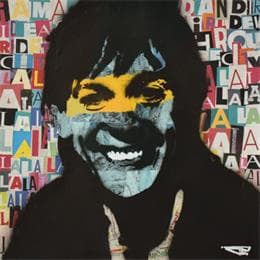 Peinture Iggy Pop 1 par G.C.Popartist | Tableau Street Art Acrylique, Graffiti Icones Pop, Portraits