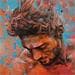 Peinture He wonders why par Graffmatt | Tableau Street Art Portraits Graffiti Acrylique