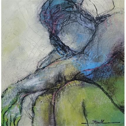 Painting Avec insouciance by Kerbastard Béatrice | Painting Figurative Acrylic Nude