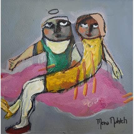 Peinture No Title 6 par Nahleh Mona | Tableau Figuratif Acrylique