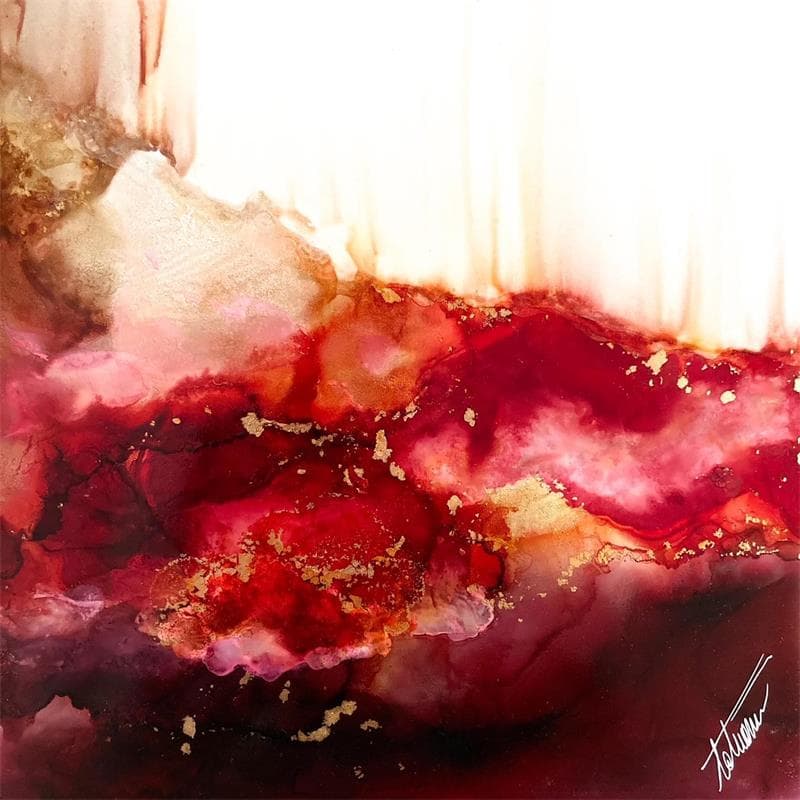 Painting Ses larmes sacrées by Stephan Tatiana | Painting Abstract