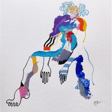 Peinture La tendresse par Cressanne | Tableau  Acrylique