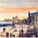 Peinture Venice evening par Jones Henry | Tableau Aquarelle