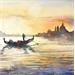 Peinture Gondola par Jones Henry | Tableau Aquarelle