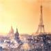 Peinture La tour Eiffel par Jones Henry | Tableau Aquarelle