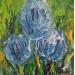 Peinture Blue tulips  par Shahine | Tableau Huile