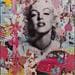 Gemälde Pinked Marilyn von Novarino Fabien | Gemälde Pop-Art Pop-Ikonen