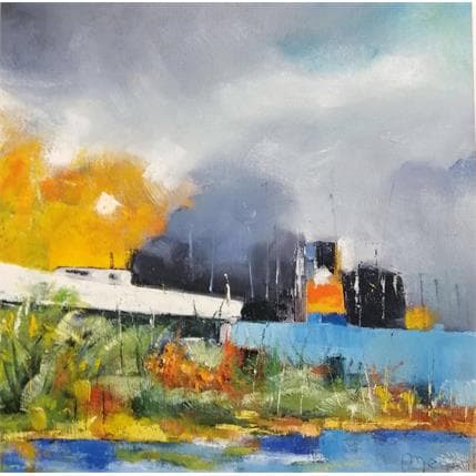 Peinture La Louise par Menant Alain | Tableau Figuratif Acrylique, Huile Marine